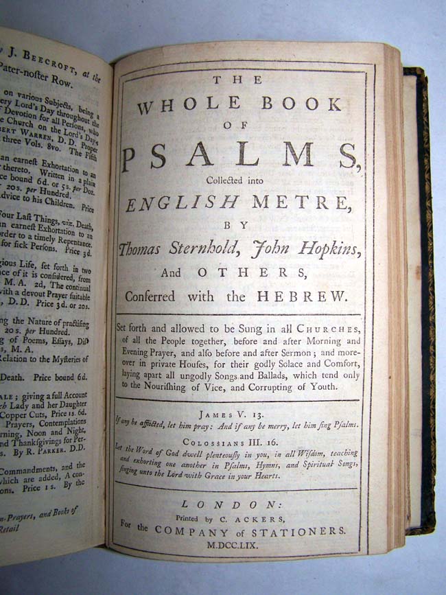 Sir Montague Cholmeley's BOOK OF COMMON PRAYER published in Oxford in 1757. — image 7